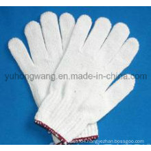 Cheap White Cotton Knitted Working Labour Gloves/Mittens